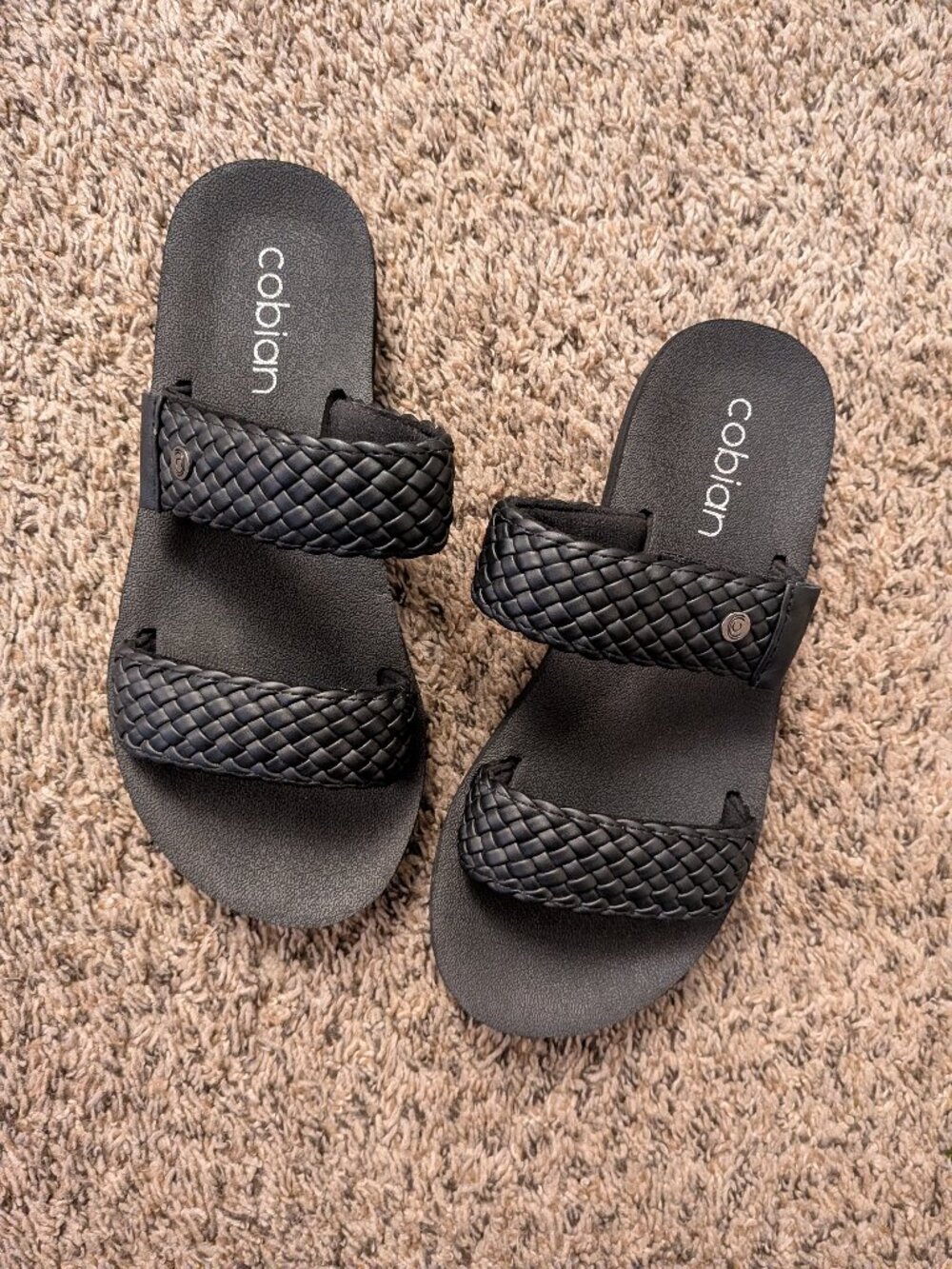 Black Braided Sandals